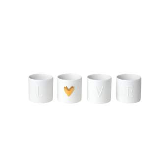 Suporte RADER Tealight Love - 4 unid.