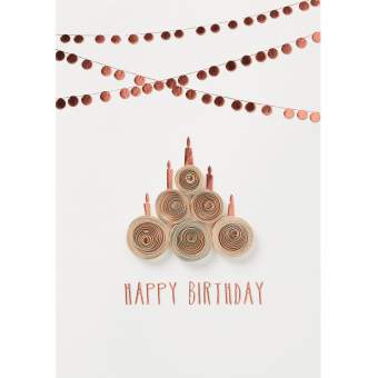 Postal RADER Happy Birthday - Circle