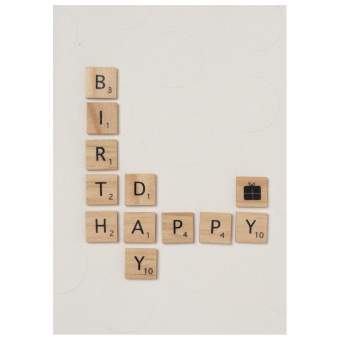 Postal RADER Happy Birthday - Wooden letter