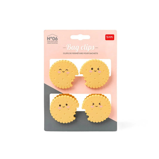 Mola LEGAMI Bag Clips - 4 unid. - Cookie