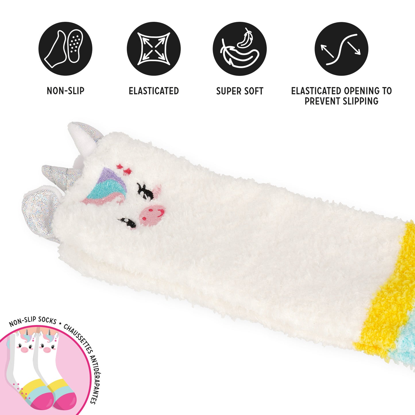 Meias Antiderrapantes LEGAMI Erasable - It´s a Match! - Unicorn