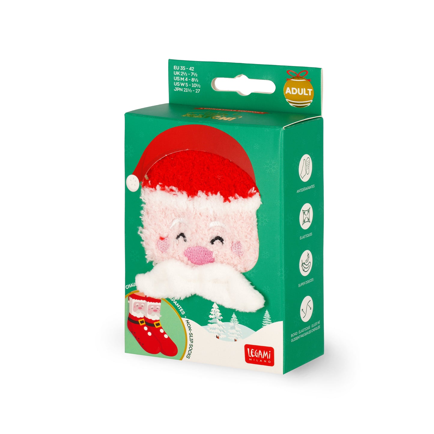 Promoção LEGAMI SANTA CLAUS - Erasable Santa Claus + Meias Antiderrapantes Santa Claus