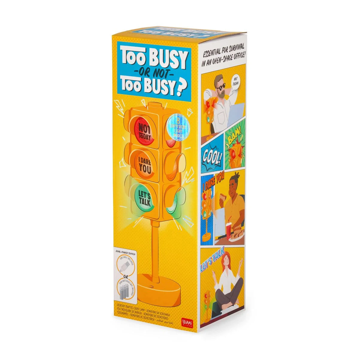 Candeeiro de secretária LEGAMI Traffic Light Lamp - Too Busy or Not Too Busy?