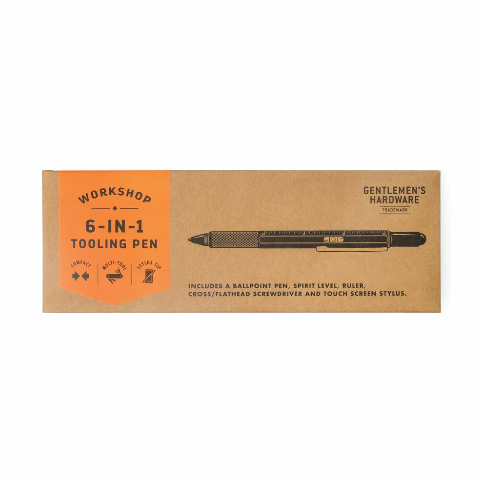 Esf. GENTLEMEN´S Tooling Pen 6 in 1 - Black