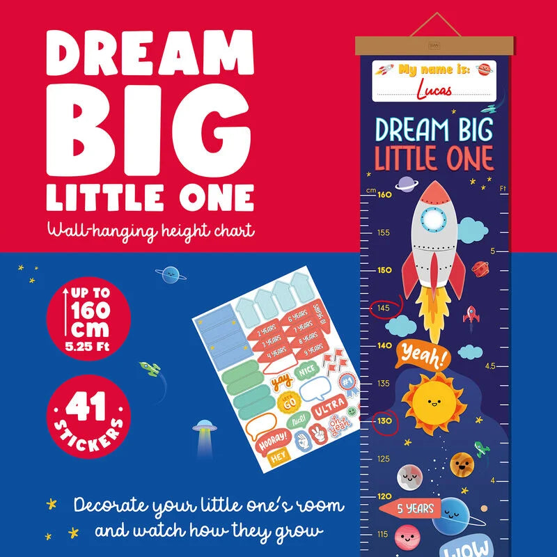 Tabela de altura LEGAMI - Dream Big Little One - Space