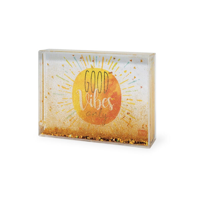 Moldura LEGAMI Glitter Photo Frame - GOLD - GOOD VIBES