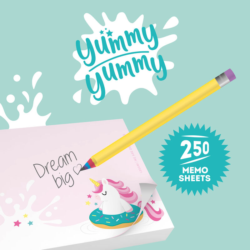 Memo LEGAMI Yummy Yummy - Unicorn