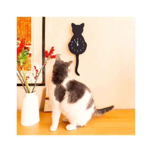 Relógio PYLONES Wall Dancing Clock - Black Cat