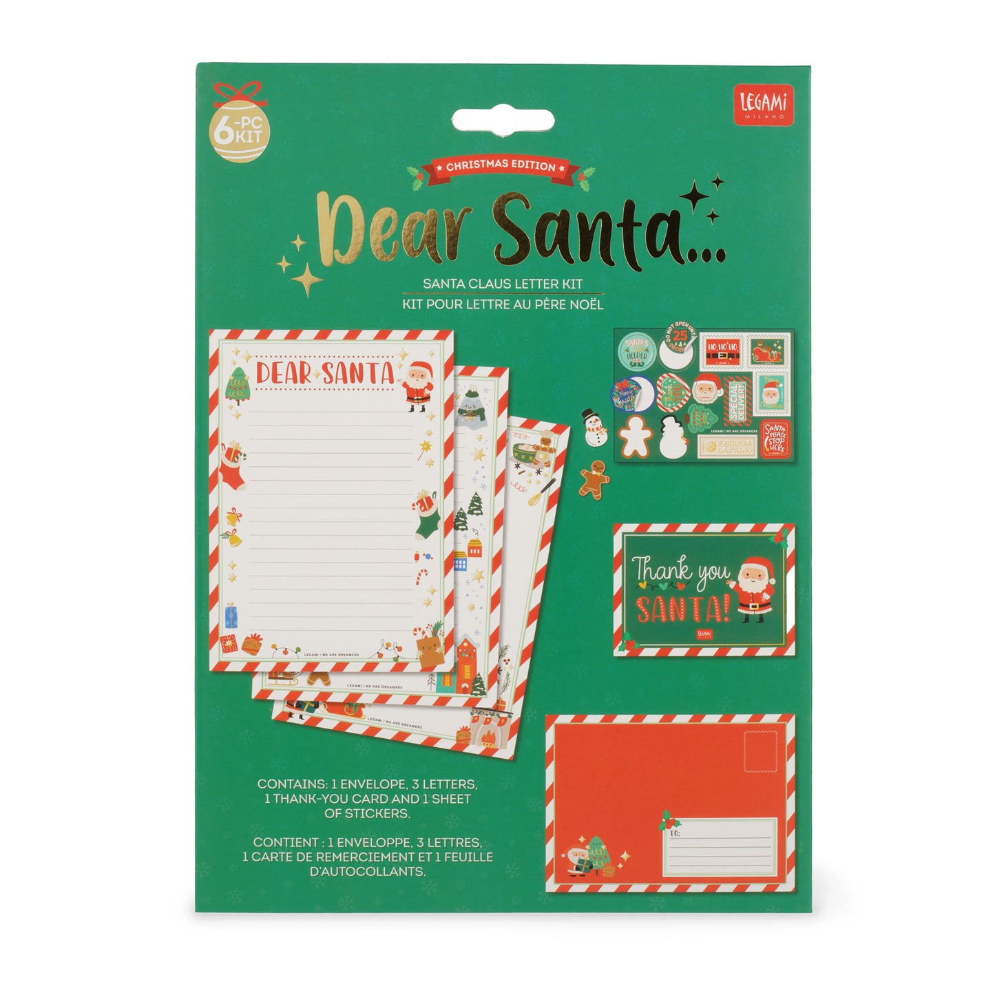 Carta LEGAMI Santa Claus Letter Kit