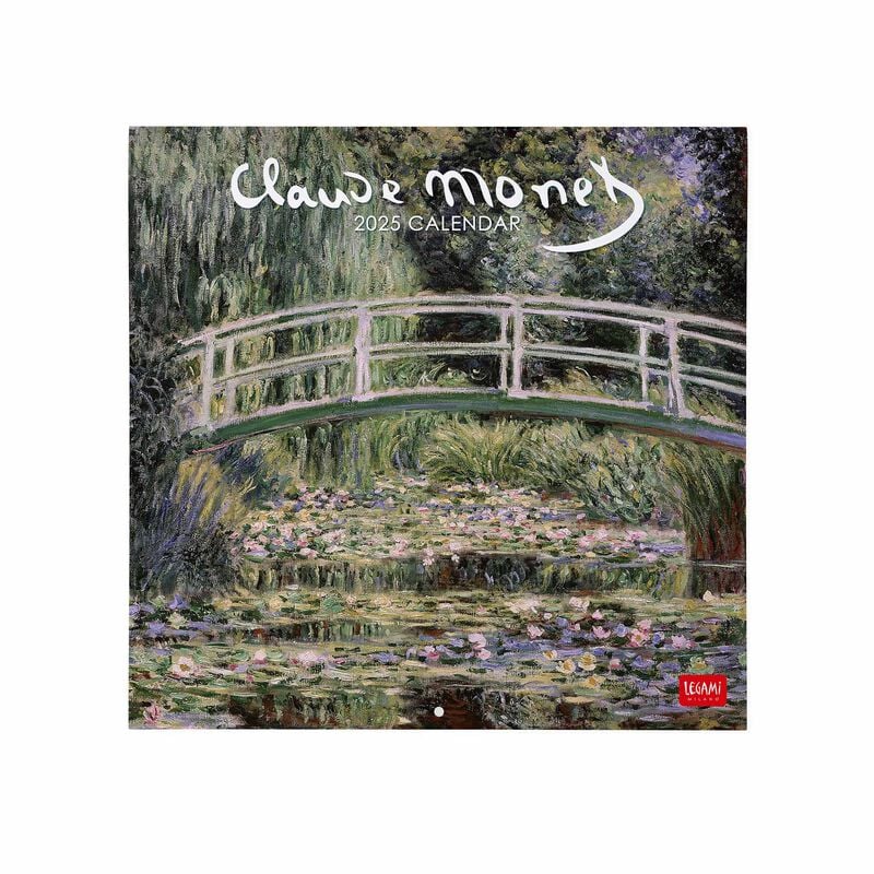 Calendário LEGAMI 2025 Wall Uncoated - 18x18 - Claude Monet