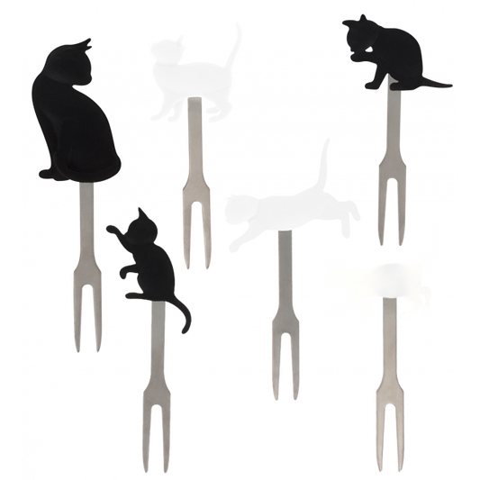 Garfos PYLONES Cocktail sticks - Cats