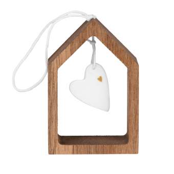 Pendente RADER Wood House - Heart