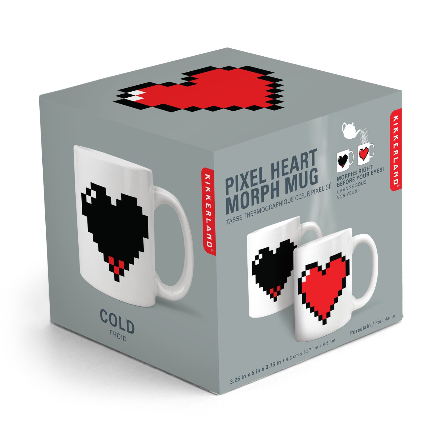 Caneca KIKKERLAND Morph Mug Heart