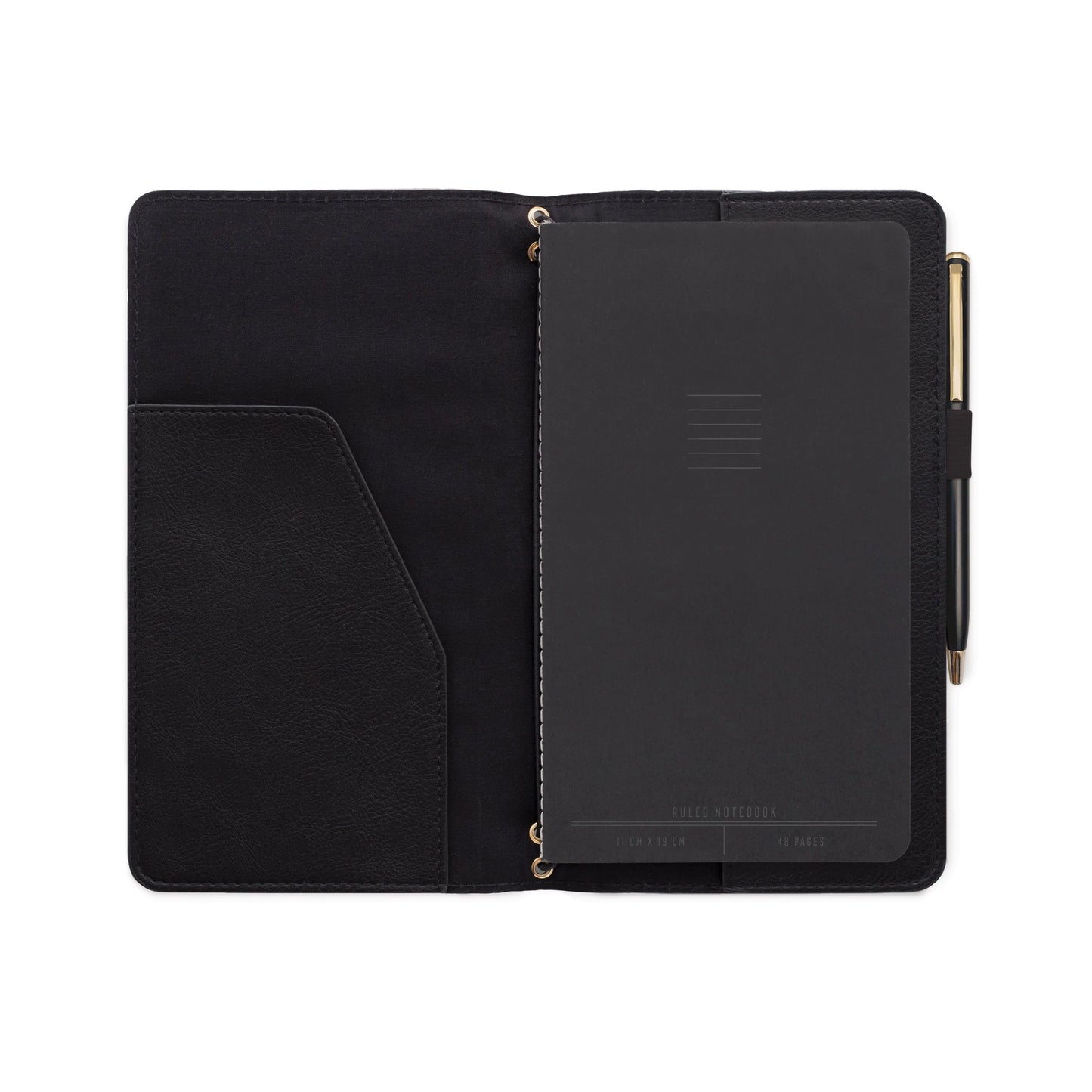 Bloco DESIGNWORKS Vegan Leather - A5 - Black