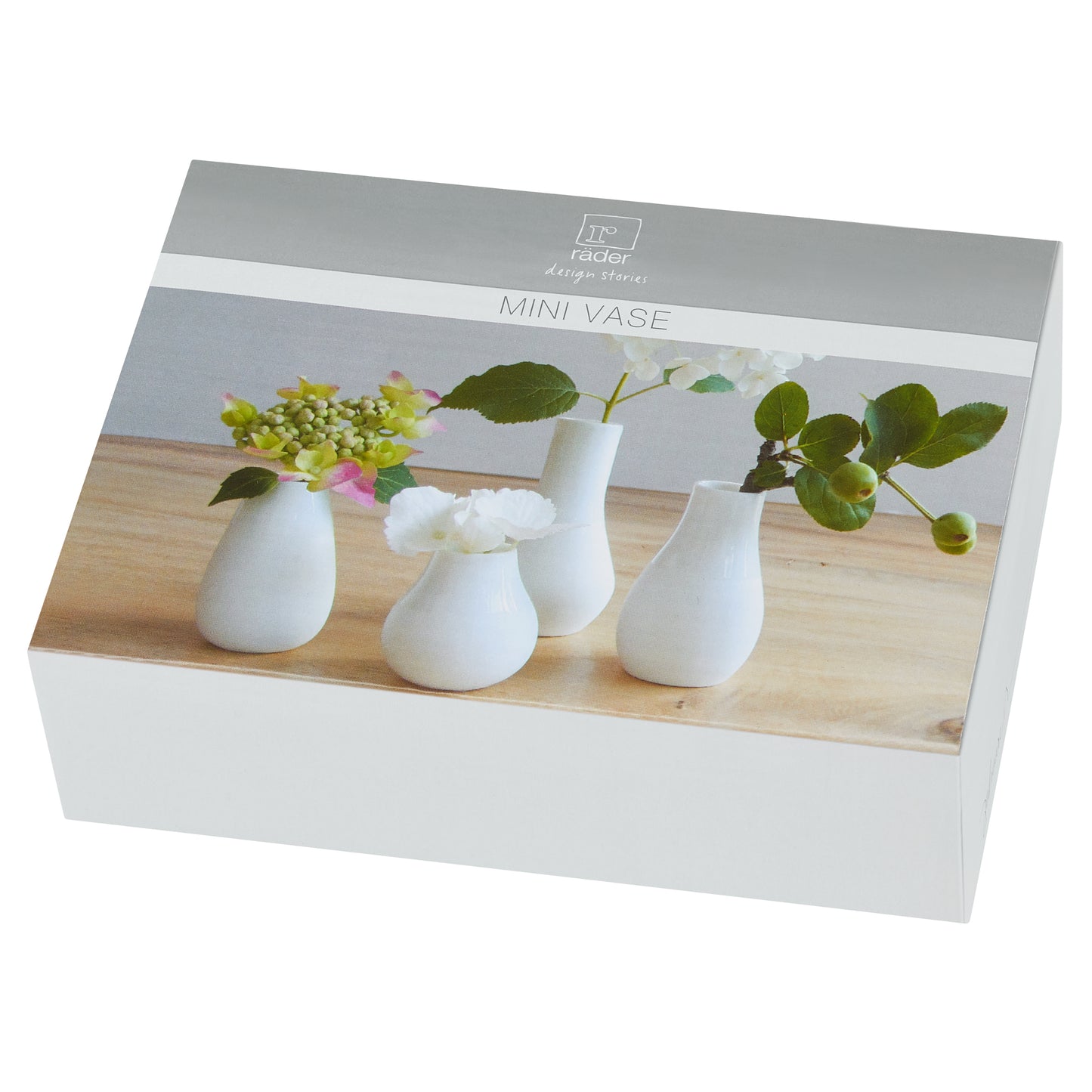 Conj. Vasos Mini Vase - 4 unid. - White