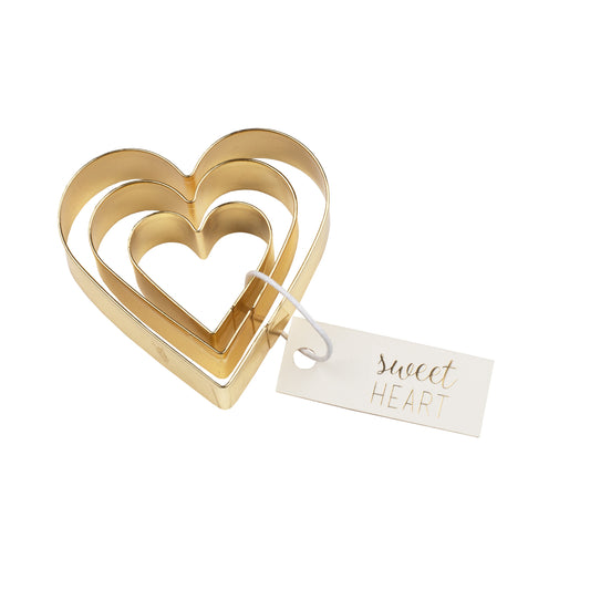 Cortante RADER Biscuit Cutter Heart Set - 3 unid.