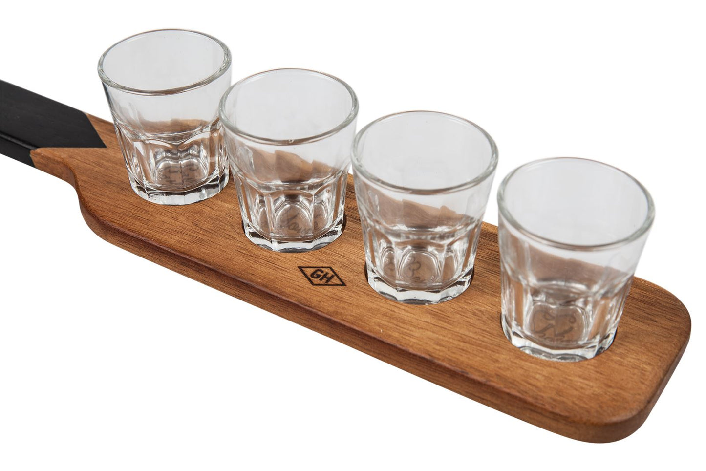 Conj. GENTLEMEN´S Serving Paddle & Shot Glasses