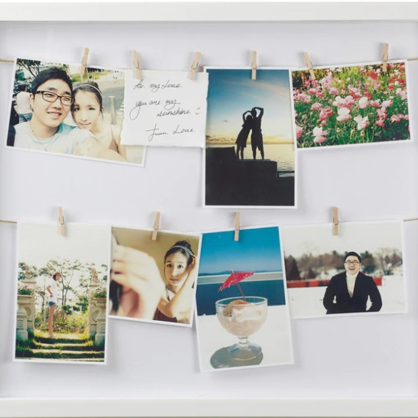 Moldura UMBRA Clothesline Photo Display