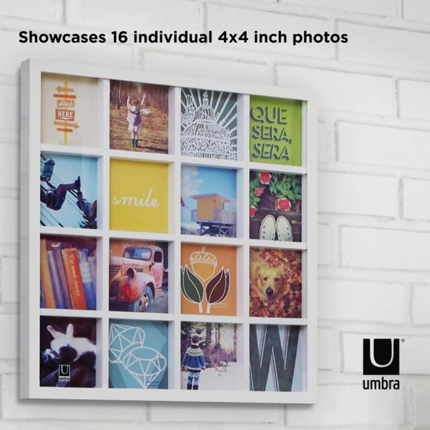 Moldura  UMBRA Gridart  Photo Display - White