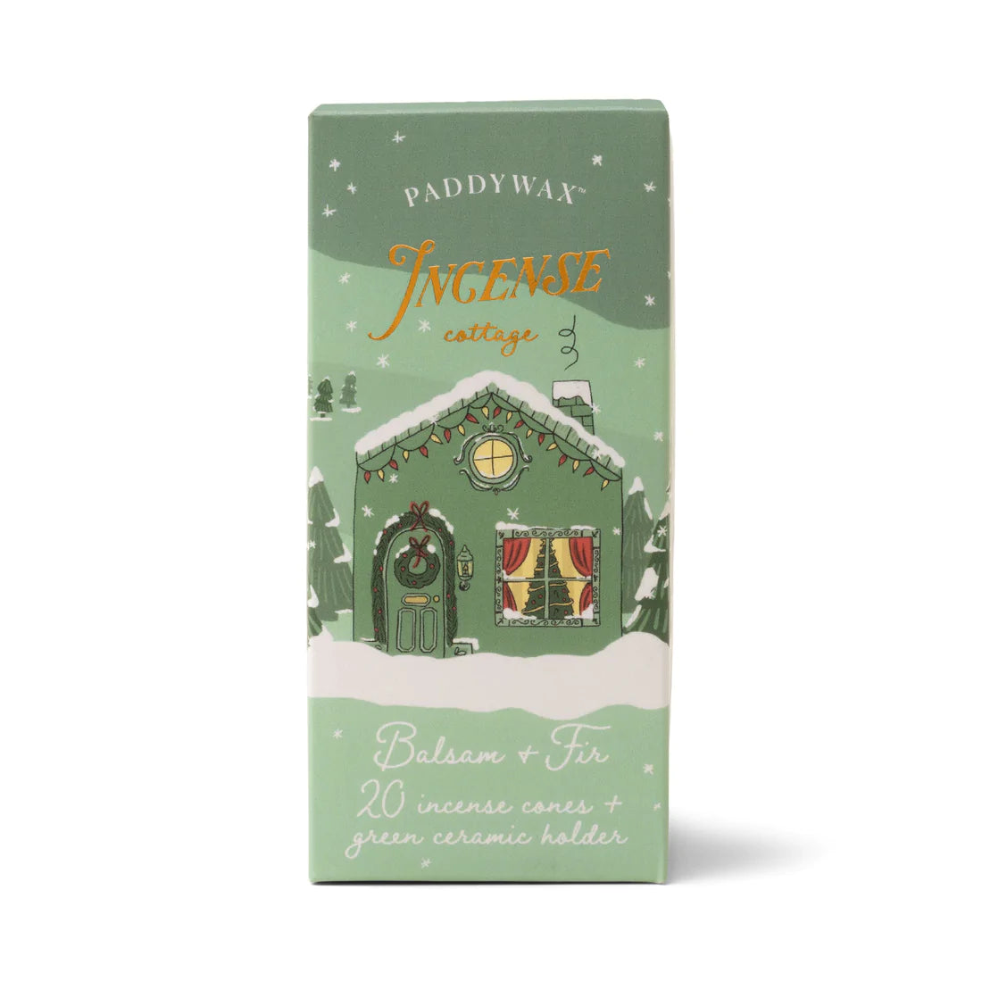 Suporte p/incenso PADDYWAX Village Green - Balsam & Fir