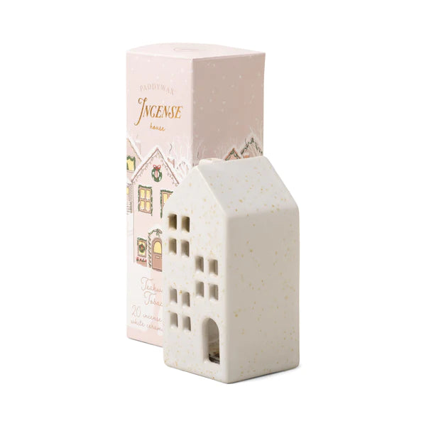 Suporte p/incenso PADDYWAX Village White - Teakwood Tobacco