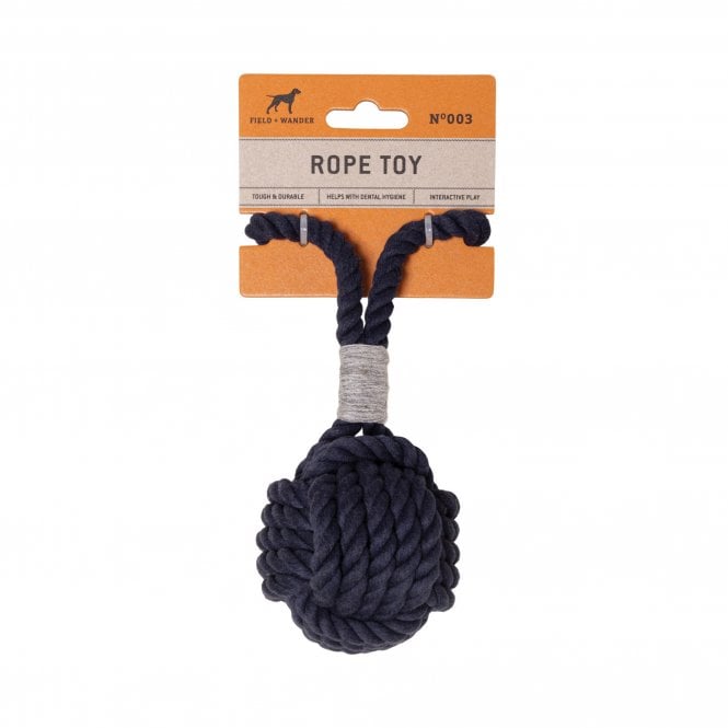 Jogo WANDER Dog Rope Toy - Navy